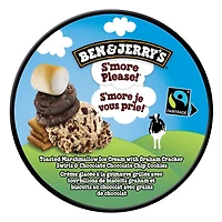 Crème Glacée Ben & Jerry's S'more Je Vous Prie! 473 mL