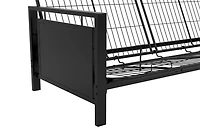 Cadre de futon avec accoudoirs en métal Henley