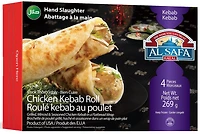 Roule kebab au poulet Al Safa Halal entièrement cuit