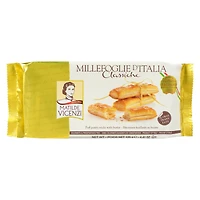 Vicenzi Baked Flaky Fine Sugar Icing Butter Coated Puff Pastry Sticks 125G, These crispy, light and delicate puff pastry are covered in a delicious glaze with a delicate apricot finish: just impossible to resist. Perfect to indulge your sweet tooth any time of day, our Iced Puff Pastry Sticks will seduce even the most sophisticated palates.