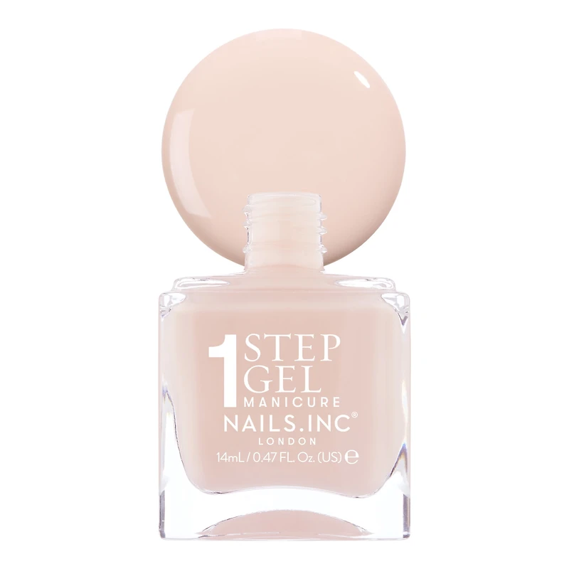 Nails Inc It's Topless Renee 1 Step Gel Manicure Nail Polish, 1 Step Gel Manicure Nail Polish