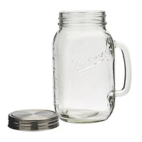 Mason Craft & More 4Pc 32oz/.94L Mason Jars with Handle