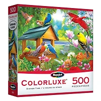 RoseArt - Colorluxe 500 pièces -Heure du dîner- Puzzle à emboîter pour adultes