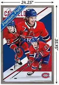 NHL Montreal Canadiens - Cole Caufield 22 Wall Poster