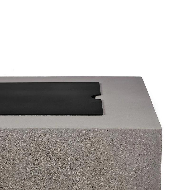 Real Flame Couvercle de brûleur Rectangle Estes en Aluminium