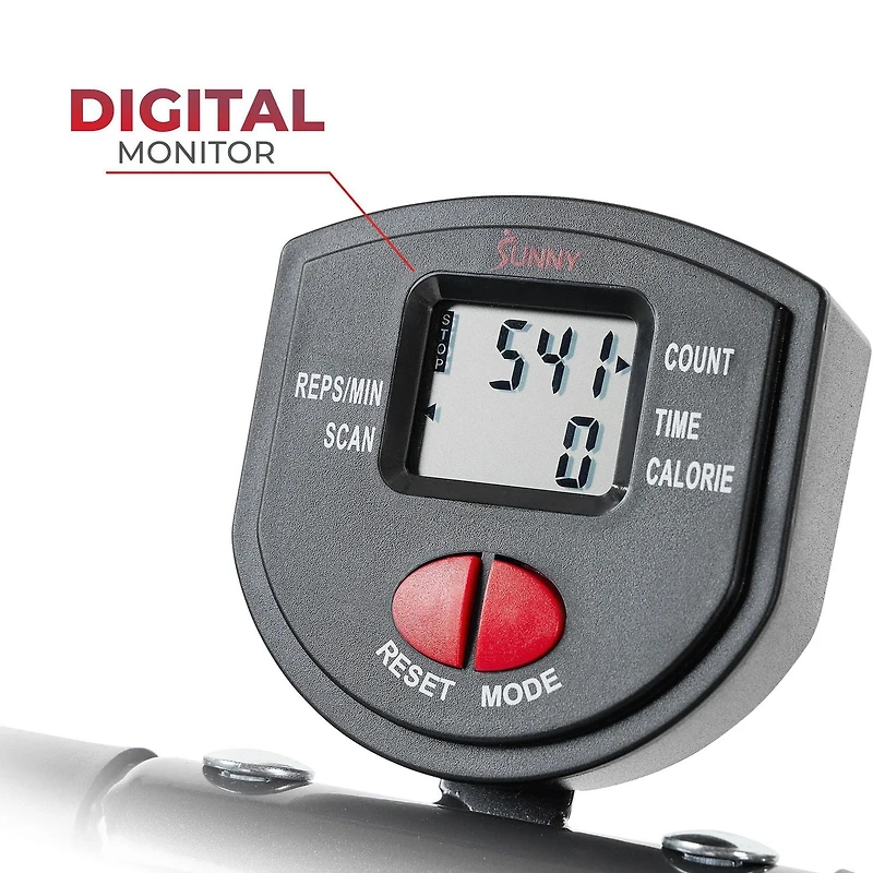 Sunny Health & Fitness Row-N-Ride® Plus Assisted Squat Machine - NO. 077PLUS