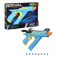 Nerf Rival, blaster Vision XXII-800, système Nerf Rival le plus précis, viseur ajustable, chargeur intégré, 8 billes en mousse de précision