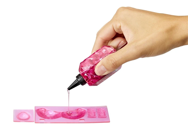 Rainbow High Creative Crystals Bella - Poupée-mannequin rose de 11 po (28 cm) PAILLETTES ROSES