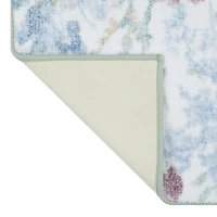 home trends Pastel Floral Digital Print 2 Piece Bath Rug Set