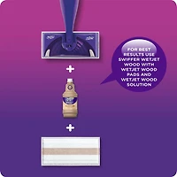 Recharge de solution nettoyante liquide pour planchers multi-surfaces et en bois Swiffer Wetjet, parfum Febreze Agrumes sucrés et entrain Table