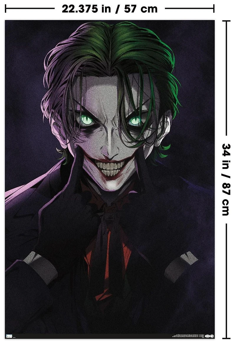 DC Comics The Joker Anime - Smile Wall Poster, 22.375" x 34"