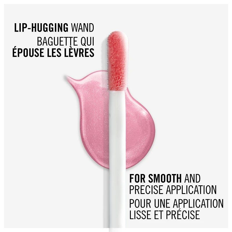 Rimmel Oh My Gloss! Lip Gloss, High-shine, Lip-hugging wand, 100% Cruelty-Free, Long-lasting 3-D shine