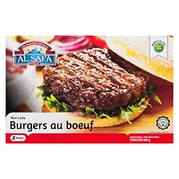 Al Safa Halal Uncooked Beef Burgers, 800 g