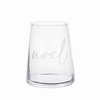 Holiday Time Noël verre à vin sans tige 17oz