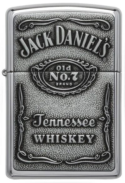 Zippo Jack Daniel’s Label-Pewter Emblem (250JD.427)