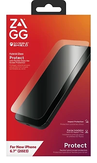 Verre hybride AM InvisibleShield ZAGG pour iPhone 15 Plus