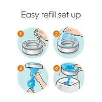 Recharges rondes Diaper Genie, non parfumées