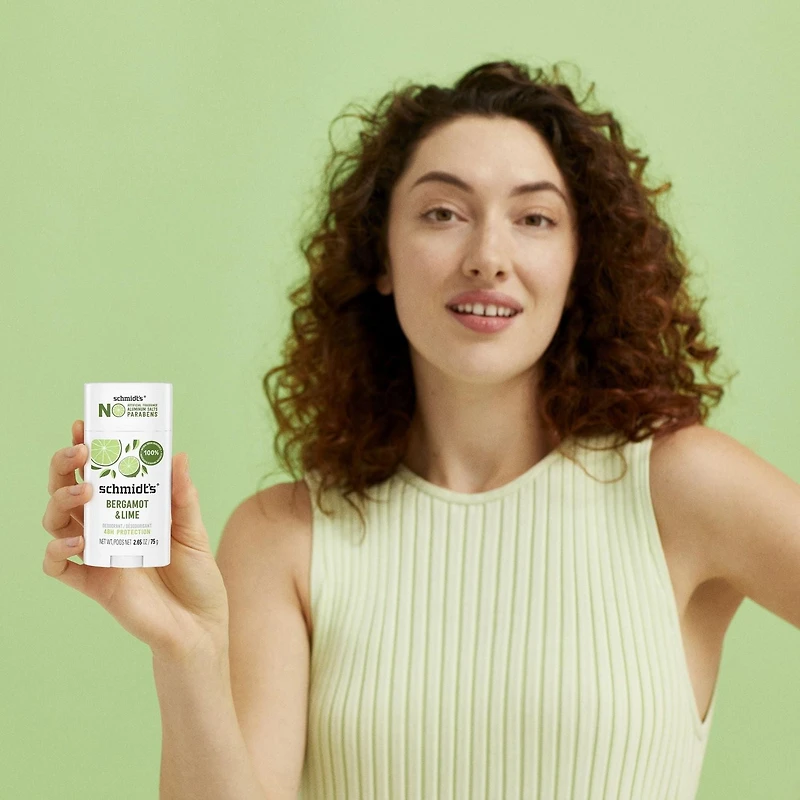 Schmidt's  Bergamot & Lime Natural Origin Deodorant, 75 g Deodorant