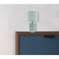 Ceramic Table Lamp With Shade Equator Mint Green