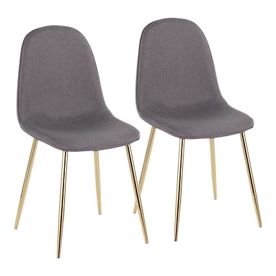 Chaise de salle à manger Pebble de LumiSource, Ensemble de 2