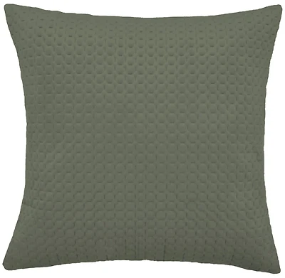 hometrends Quilted Velvet Decorative Pillow