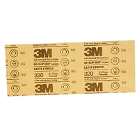 3M™ SandBlaster™ Advanced Sanding Sanding Sheets 11320-G-6, with NO-SLIP GRIP, 320 Grit