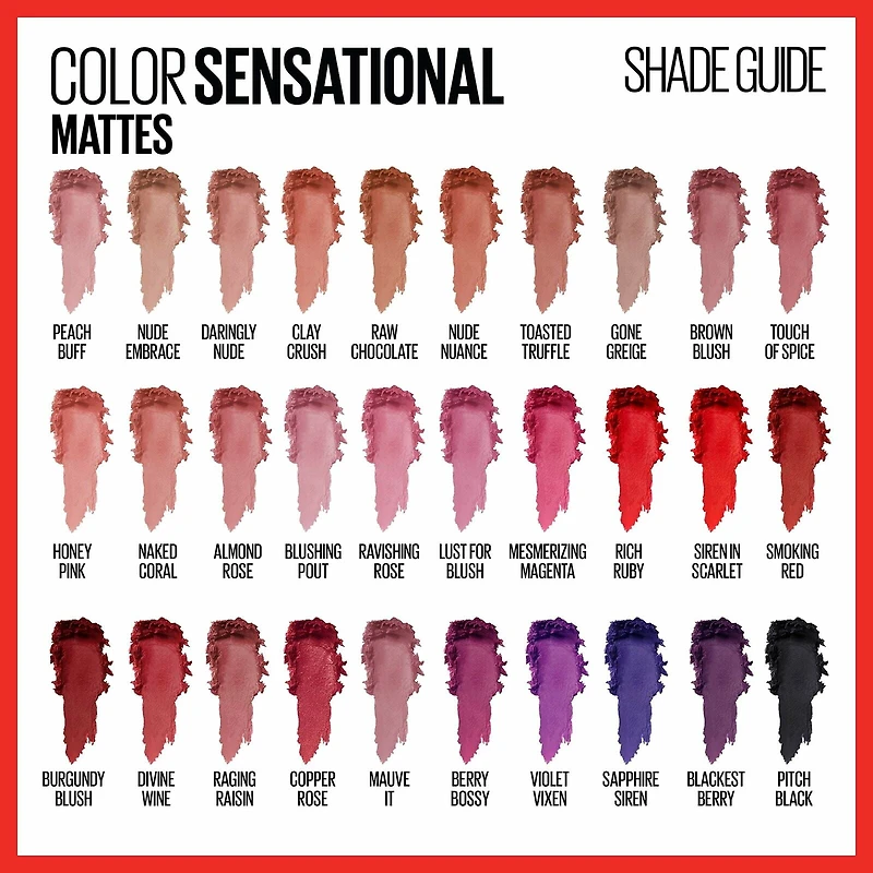 Maybelline New York Color Sensational Inti-Matte Nudes