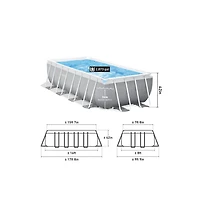 Ensemble de piscine rectangulaire Prism Frame Intex 16 pi x 8 pi x 42 po