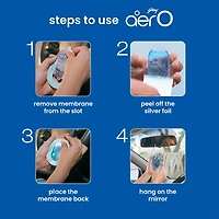 Godrej Aer-O Cool Aqua Car Freshener Diffuser, 7.5 g, Lasts Upto 30 Days, Air Freshener for Cars