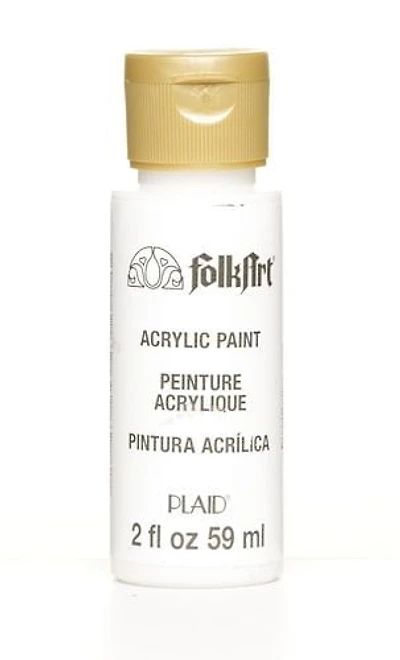 Folkart Peinture Acrylique 59 ml blanc de titane FolkArt Peinture Acrylique