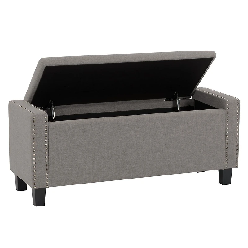 Pouf de stockage en tissu Boston