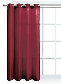Panneau de fenêtre Mainstays en similisoie rouge