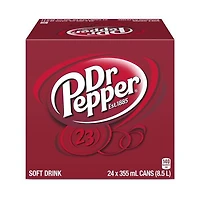 Dr Pepper Soft Drink  24 x 355 mL Cube, Cans, 24x355mL