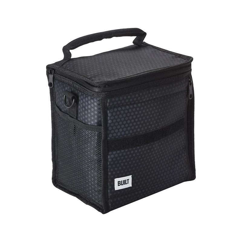 Built NY Midnight Microdot Gel Cube Lunch Bag, Gel Cube Lunch Bag