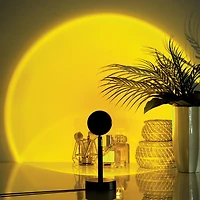 Projecteur LED Merkury Sunset Lamp 4-en-1 avec 4 filtres de couleur Projecteur lampe couchersoleil