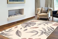 ECARPET Floral Area Rug for Living Room, Bedroom, Nursery, Kids Presly Collection