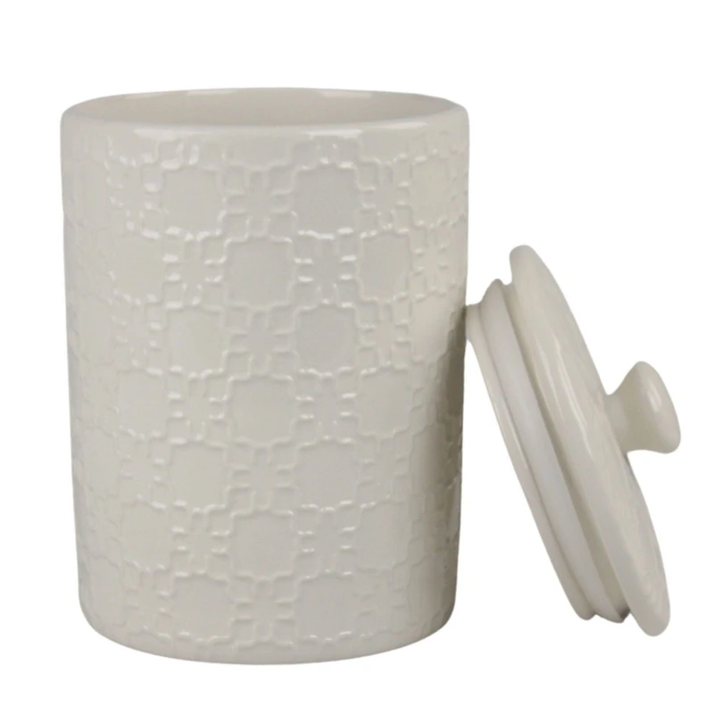 10 Strawberry Street Large White  Link Canister White