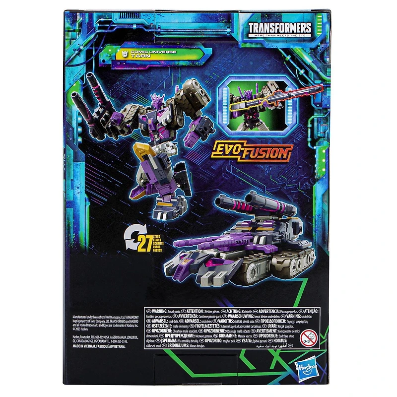 Transformers Legacy Evolution, figurine Comic Universe Tarn de 17,5 cm classe Voyageur, pour filles et garçons à partir de 8 ans