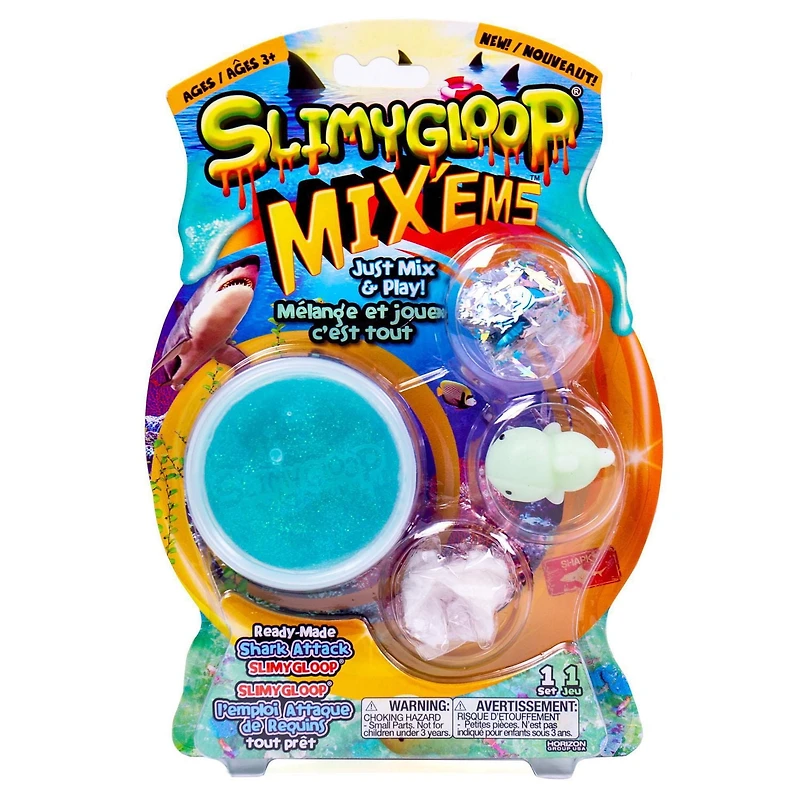 SLIMYGLOOP® Mix'Ems™ Attaque de Requins 3 ans et plus