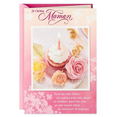 Carte religieuse de fête pour maman – De la part des enfants ou de la famille – Hallmark (Tu es un vrai trésor)