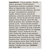 Chapman's Super Cone Twister - Crème glacée à la vanille et au chocolat avec un centre au caramel salé dans une carton CHAP SALTY CAR TWISTER