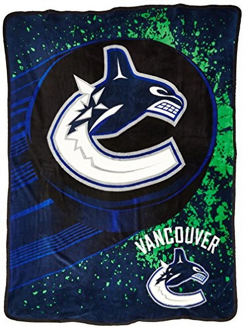 The Northwest Couverture super peluche en micro raschel LNH Vancouver Canucks