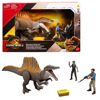 Jurassic World Rebirth Coffret Histoire Danger Spinosaure JURASSIC WORLD JW4-STORYPACK