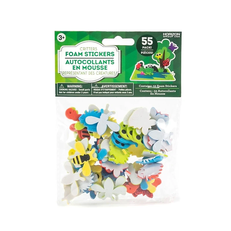 Critter Foam Stickers