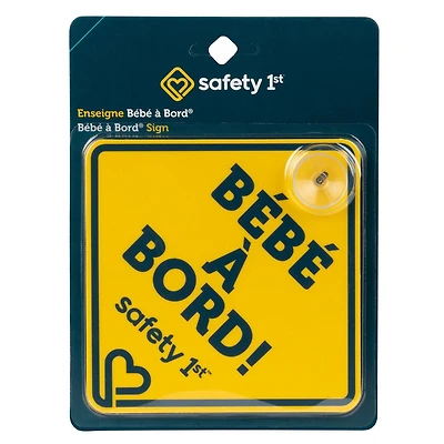 Enseigne Bébé à bord de Safety 1st