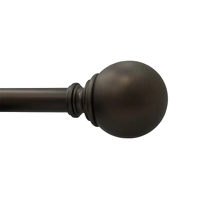 Tringle à rideaux réglable à boule Bronze huilé 2,5 cm Better Homes & Gardens, 106,7 à 304,8 cm