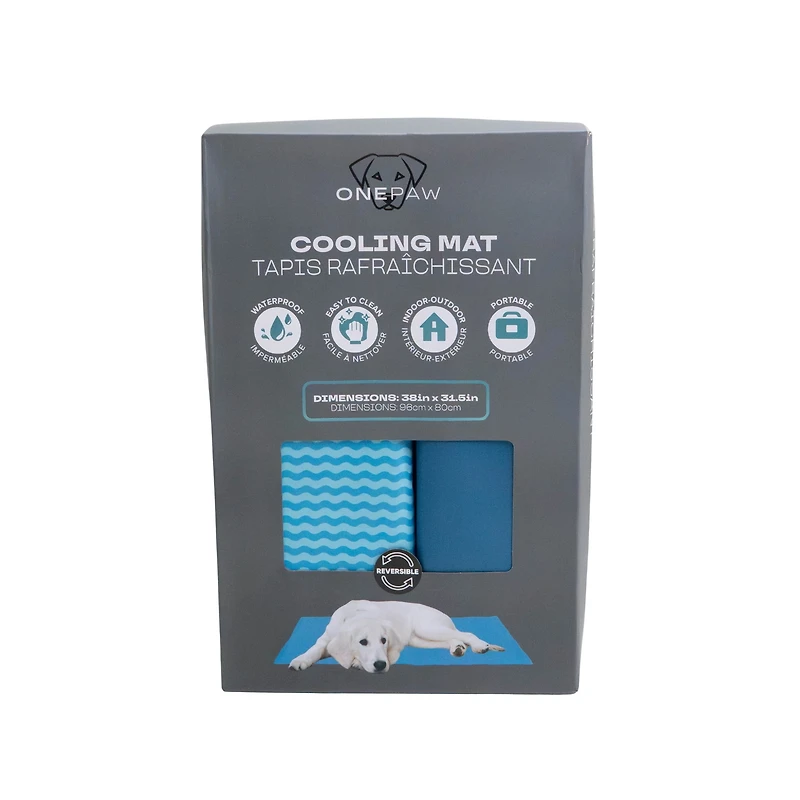 One Paw, Tapis Rafraîchissant pour Chien, Réversible 2 Côtés, Plusieurs Tailles, petit format