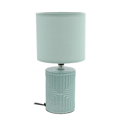 Ceramic Table Lamp With Shade Equator Mint Green
