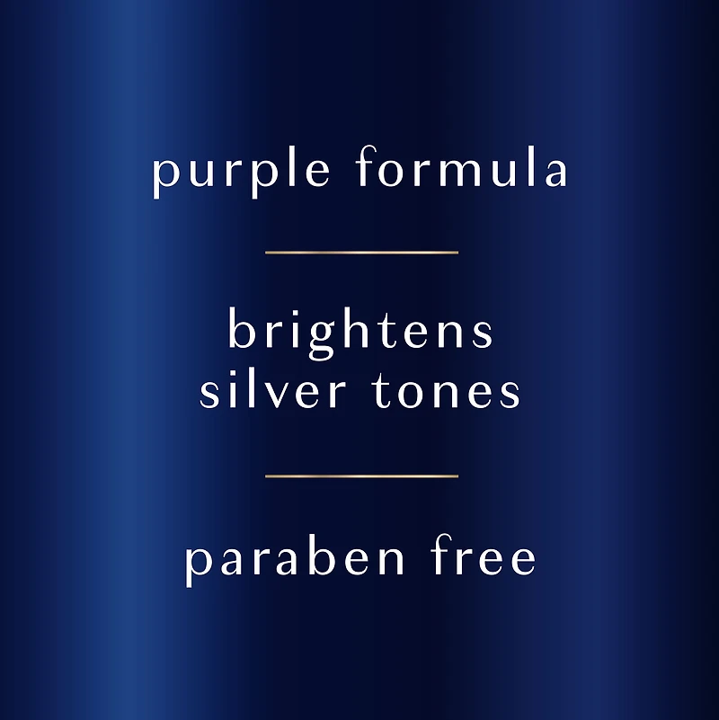 Shampooing violet argenté Hair Biology pour cheveux gris ou blonds colorés avec tons cuivrés, combat les tons cuivrés et ravive 380 ml