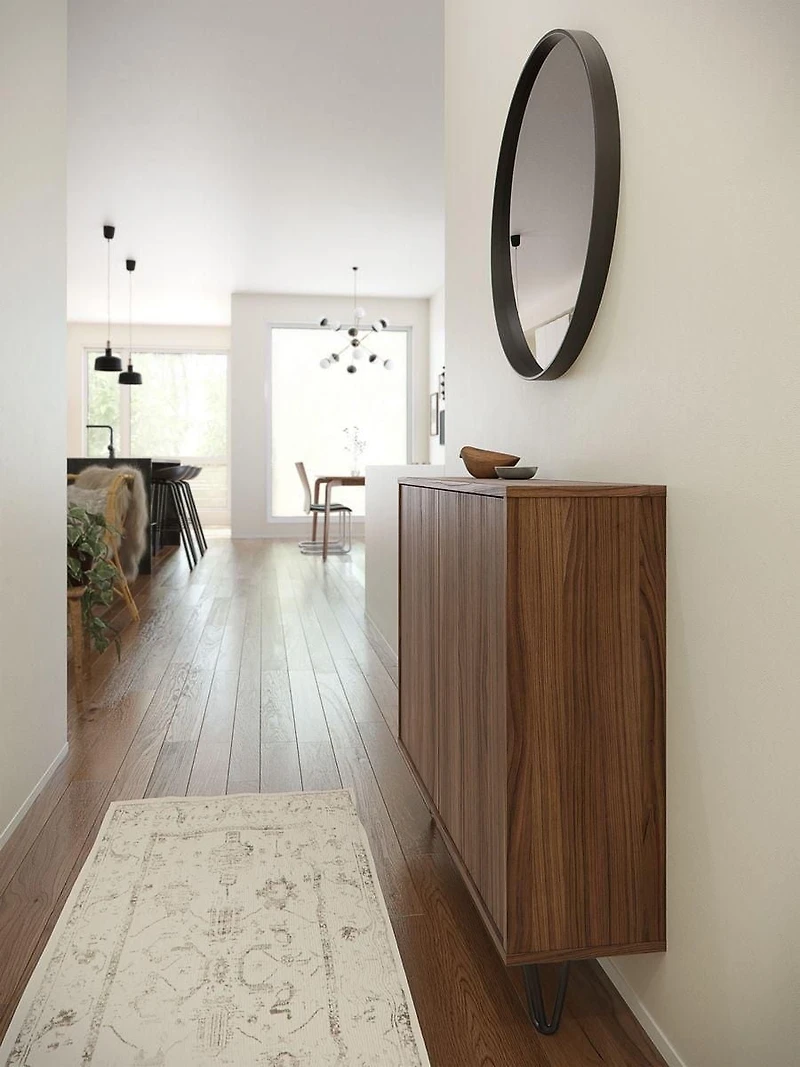 Nexera Console de rangement 2 portes Slim